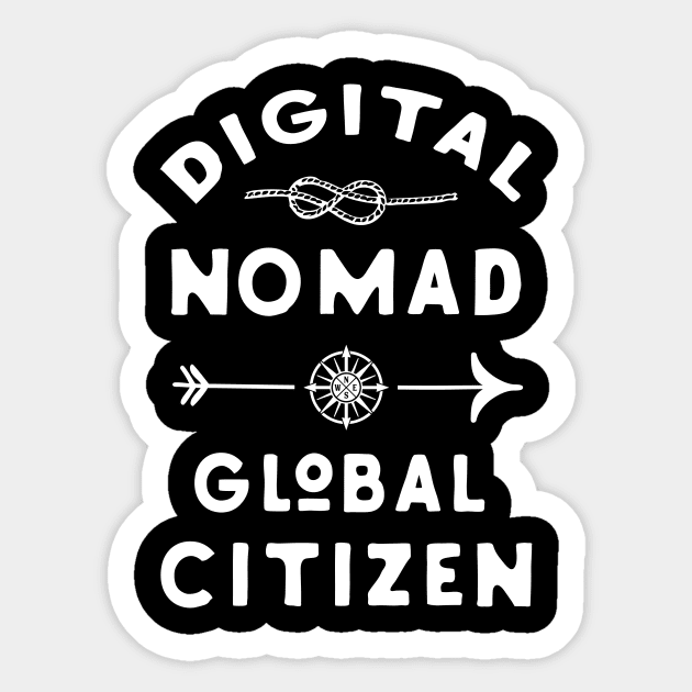 Digital nomad global citizen Sticker by LebensART